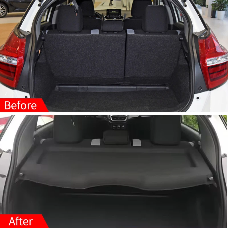 

For Toyota Yaris L 2020 2021 2022 Not-retractable Trunk Cargo Cover Parcel Rack Anti-Peeping Auto Interior Accessories