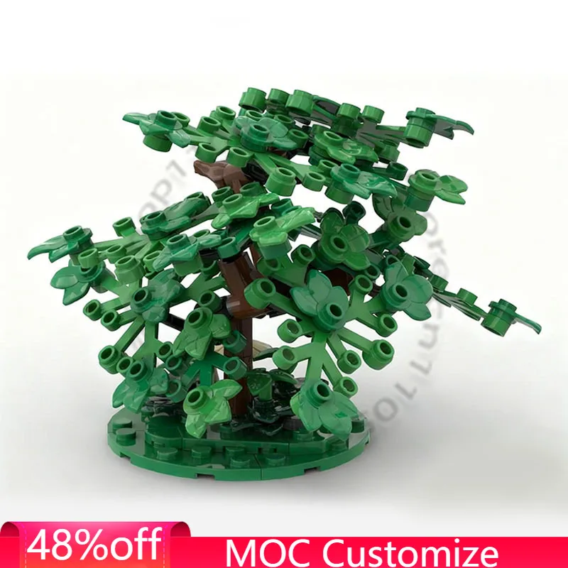 

Набор из 98 деталей: Романтический куст-дерево MOC, модульный конструктор, креативный дизайн, развивающая обучающая игрушка, DIY-игрушка, рождественский подарок