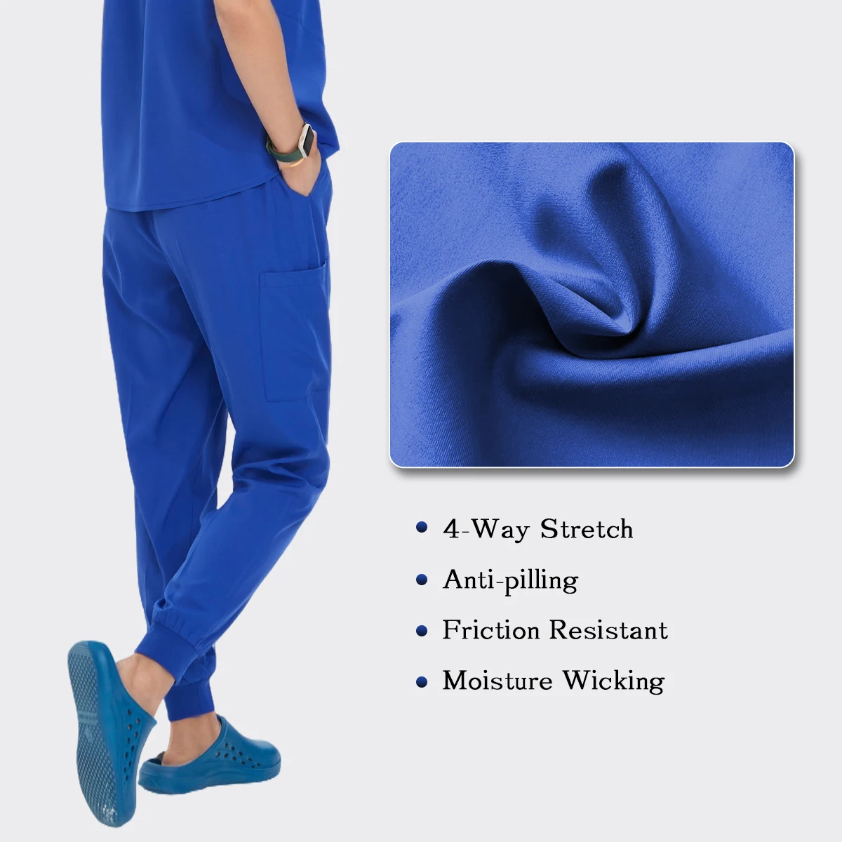 แฟชั่นเครื่องแบบหมอพยาบาลชุดขัดโรงพยาบาลผ่าตัดทันตแพทย์ชุดพยาบาลคลินิกร้านเสริมสวย Workwear Medical Scrubs S22