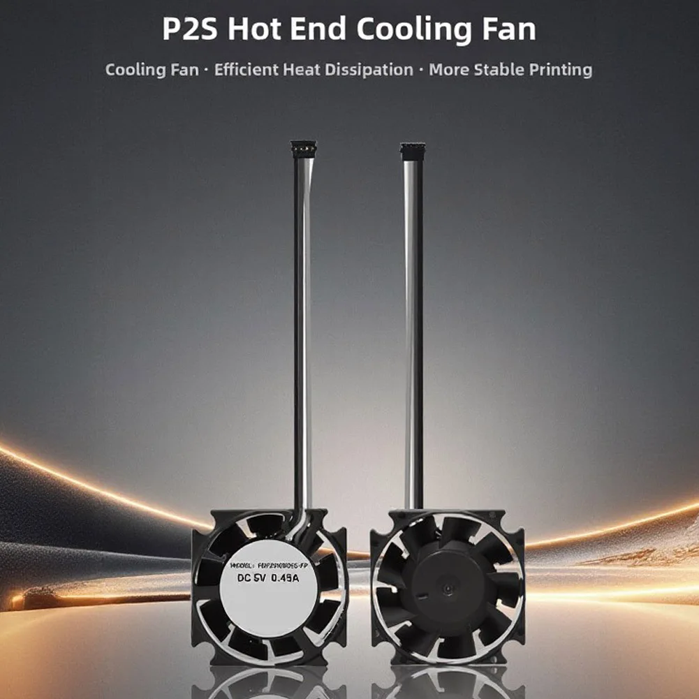 Cooling Fan With Double Ball Bearings For P2S P2P 3D Print Hot End Throat Heat Dissipation Air Duct Replacement Part