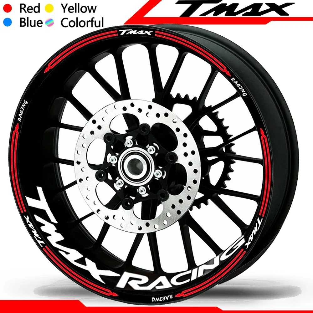 

For Yamaha Tmax Wheel Rim Sticker Motorcycle Accessories T MAX Tmax500 Tmax530 Tmax560 500 530 560 2010 2016 2020 2021 2022 2024