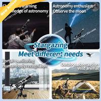 M01K 7 Inch Astronomical Telescope Electronic Eyepiece 16MP 1080P Recorder Microscope IPS Display Astronomy Camera Eyepiece