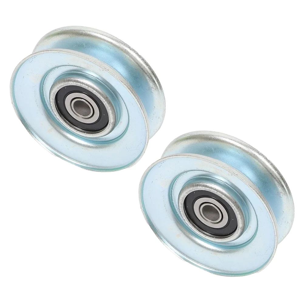 65mm Tensioning Pulley Set 2 pcs 18mm Height for Jonsered Sitting Lawn Mowers Compatible with For 532199532 199534
