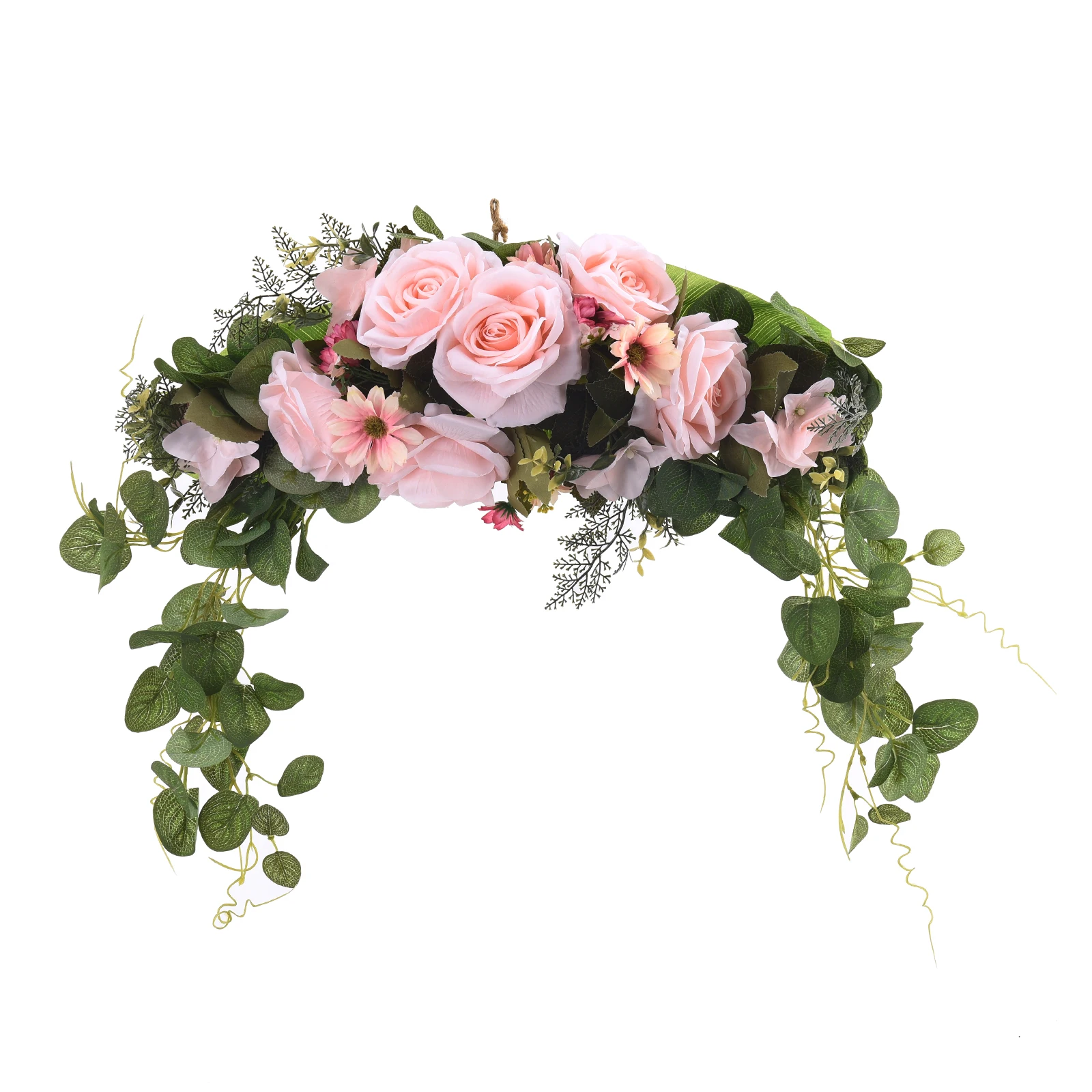 

Floral Swag Artificial Flowers Peony Wreath Handmade Garland For Mirror Home Wedding Party Door Lintel Decoration