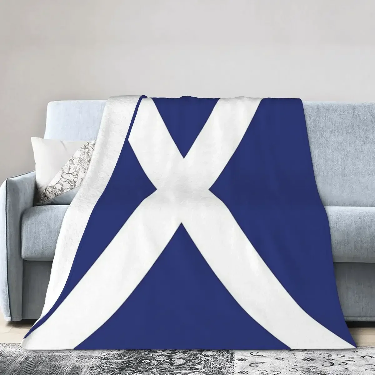 Scotland Flag Blankets Soft Warm Flannel Throw Blanket Bedspread for Bed Living room Picnic Travel Home Sofa