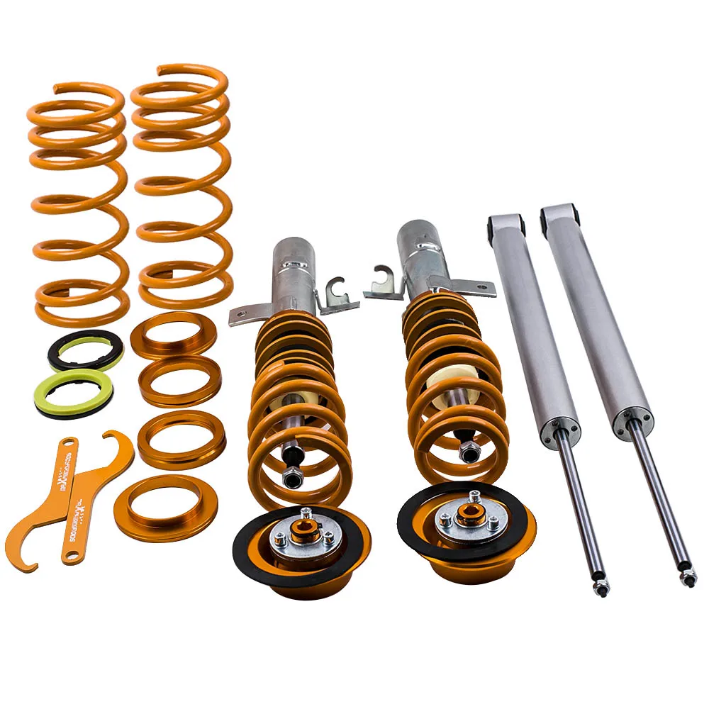 Coilovers Spring Lowering Kit for Ford Focus MK2 2004–2010 Hatchback/Saloon/Estate Adjustable Coilovers Suspension Spring Shocks