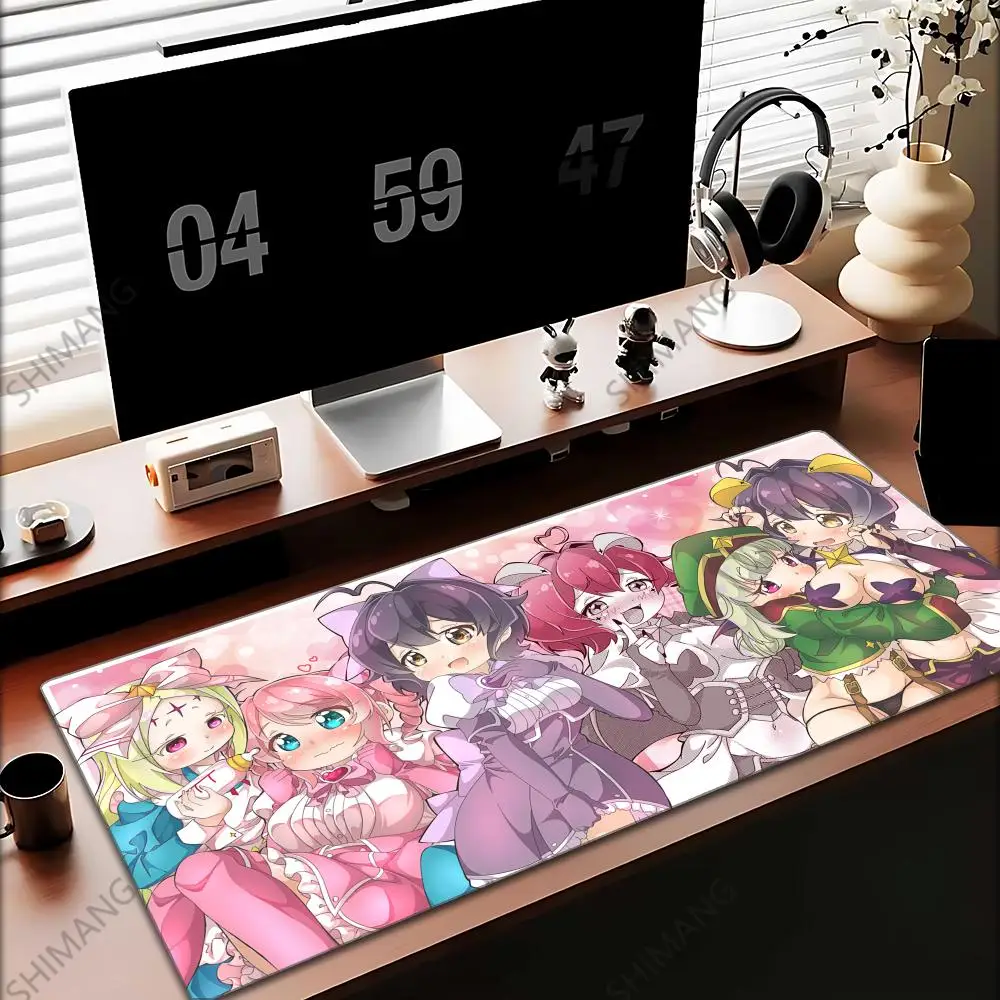 Gushing over Magical Girls Utena Hiiragi Magia Baiser XXL ماوس الوسادة الكمبيوتر المحمول الكبير عدم الانزلاق لوحة المفاتيح مكتب الحصير ماوس