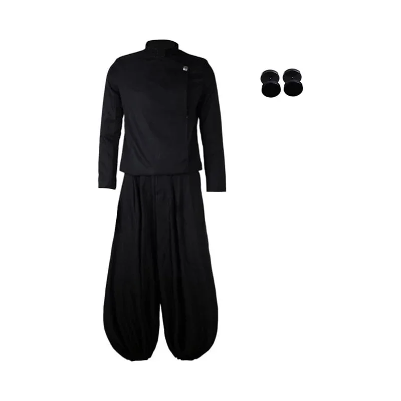 High School Gojo Satoru Cosplay Kostüm Uniform für Männer Jujutsu Kaisen Cosplay Outfit Und Sonnenbrille Geto Suguru Cosplay Uniform