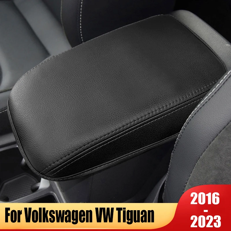 Für VW Volkswagen Tiguan MK2 2017~2020 Auto-Armlehnenbox-Schutzabdeckung Kratzfeste Abdeckung für Langlebiges Zubehör