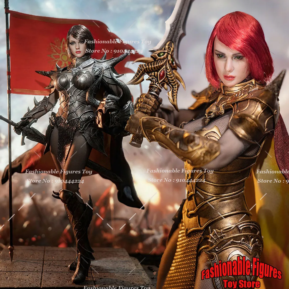 Tbl Pl2020-173 1/6 Female Soldier Handsome Ancient Battlefield Combat Knight Knight Of Fire 12'' Action Figure Model Fans Gifts