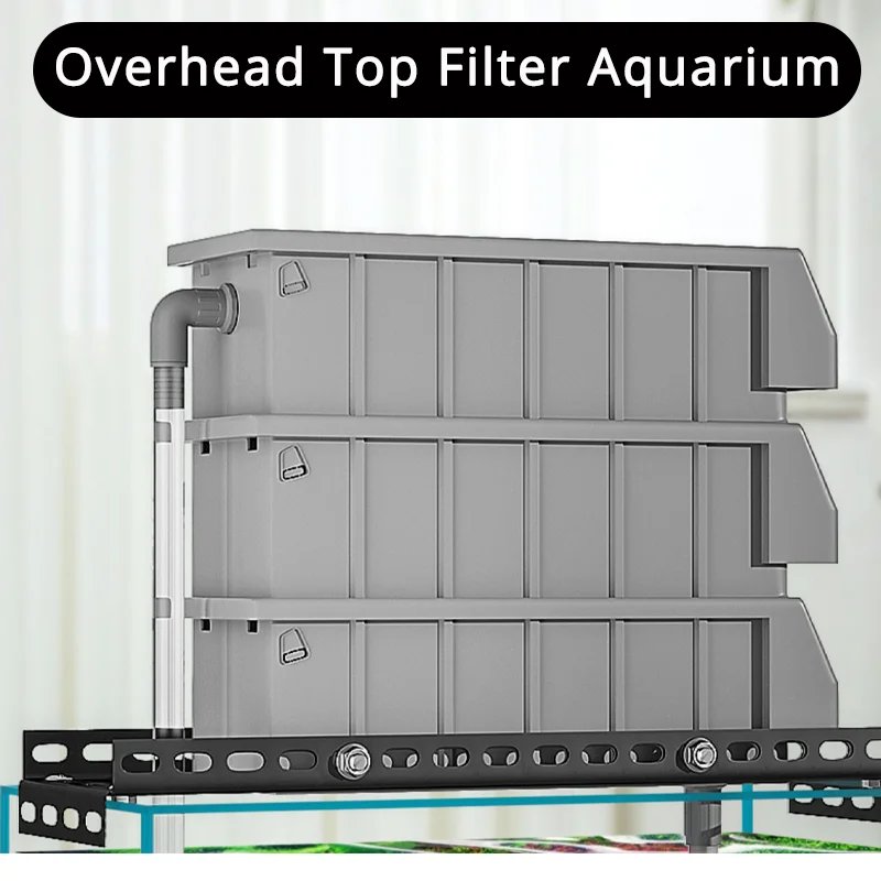 Overhead Aquarium Filter Fish Tank Filtro Externa Pond Water Fishing Filtre Sponge Outdoor Basin System Hanging Para De Acuario