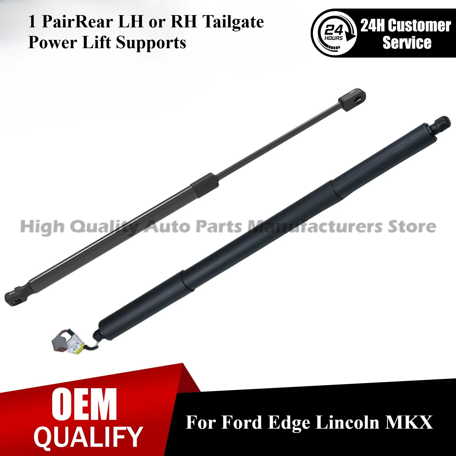 

1 PairRear LH or RH Tailgate Power Lift Supports Strut for Ford Edge Lincoln MKX
