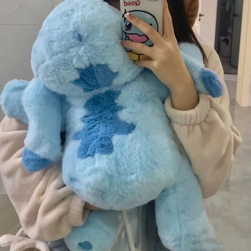 45/60cm Disney Kawaii Stitch Winnie Pooh Plush Toy Dolls Cartoon Animes Figure Room Ornamental Cushion For Decor Easter Gifts