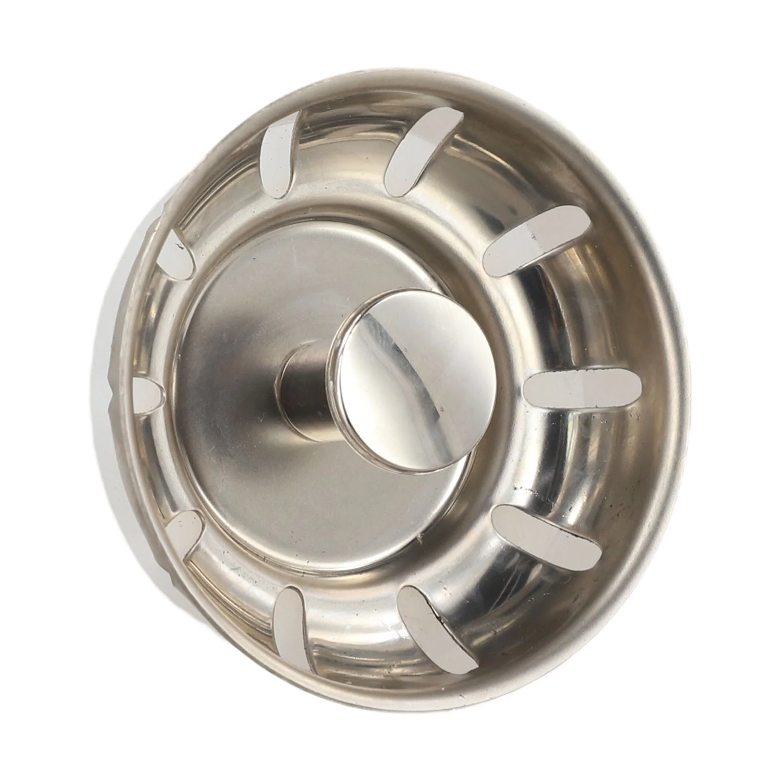 For 50mm Sink Drains Stainless Steel Sink Stopper 304 Stainless Steel Construction Easy Installation Sink Stopper