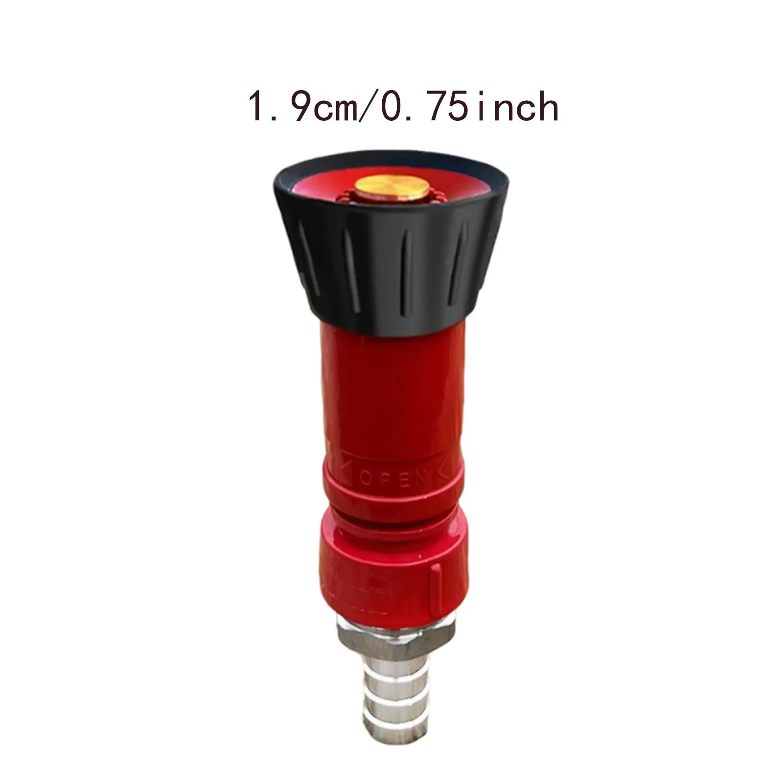 High Pressure Hose Nozzle Heavy Duty High Performance Sturdy Red for Watering