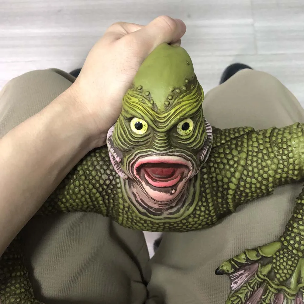 ラグーンの湖,アレイブニングモデル,コスプレ,lizardman,モンスター,屋外装飾,ハロウィーンのパーティーアクセサリー