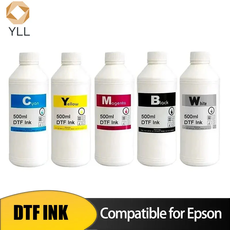 500ml 1000ml Premium Color DTF Ink For Epson L1800 L805 1390 4720 I3200 F2000 F2100 DX5 DX7 Head Direct to Transfer Film Ink