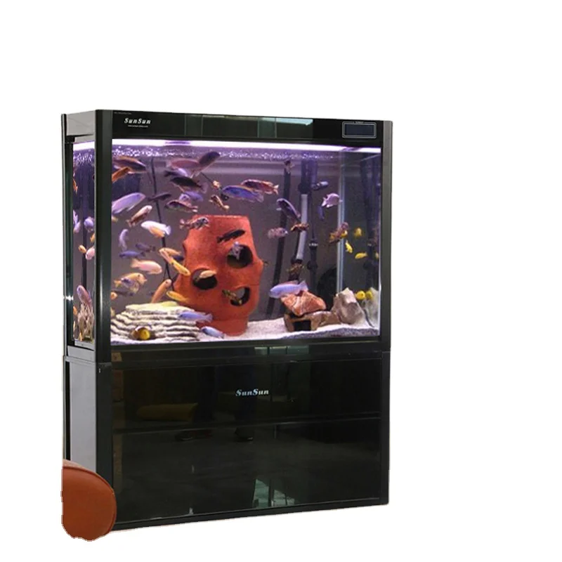 

SUNSUN fish view tank HLT-series large glass aquarium