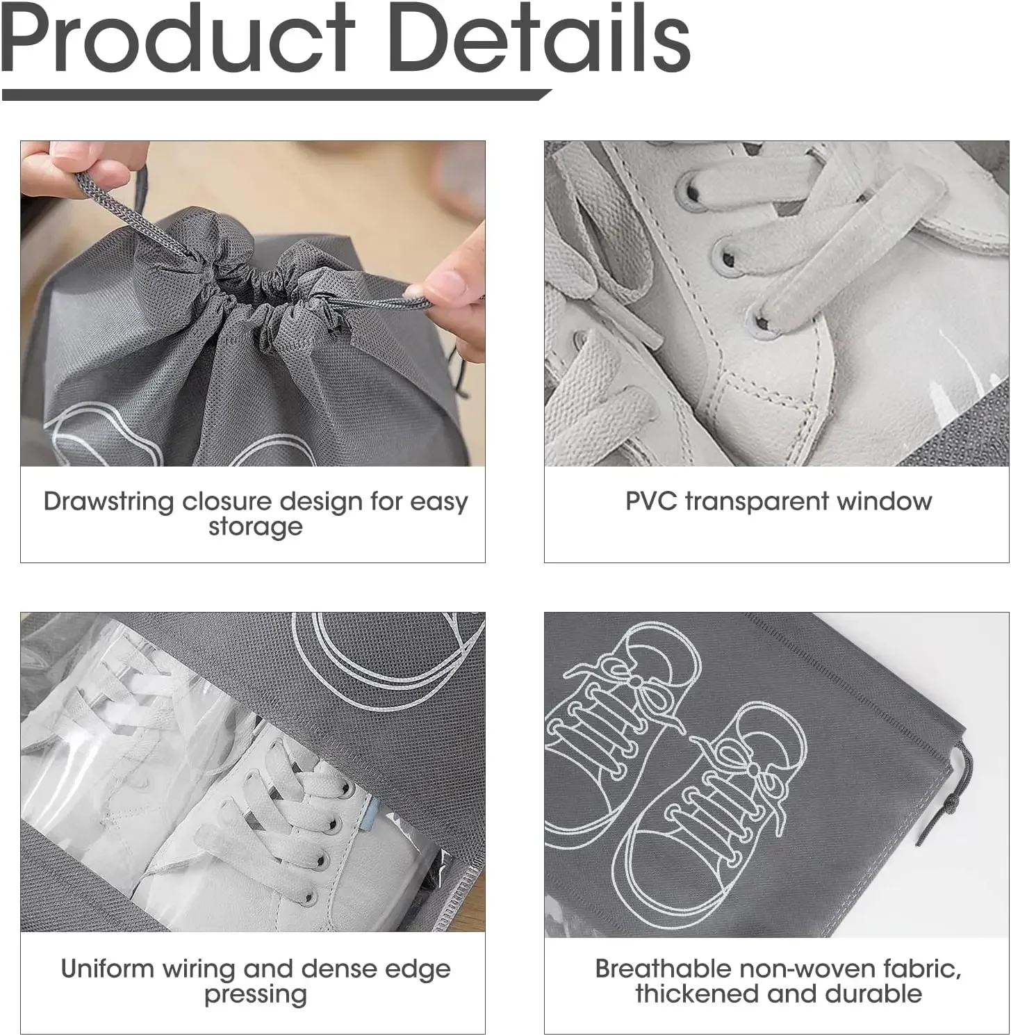 Sacs de rangement pour chaussu - Shoe Bag Dust avis et prix
