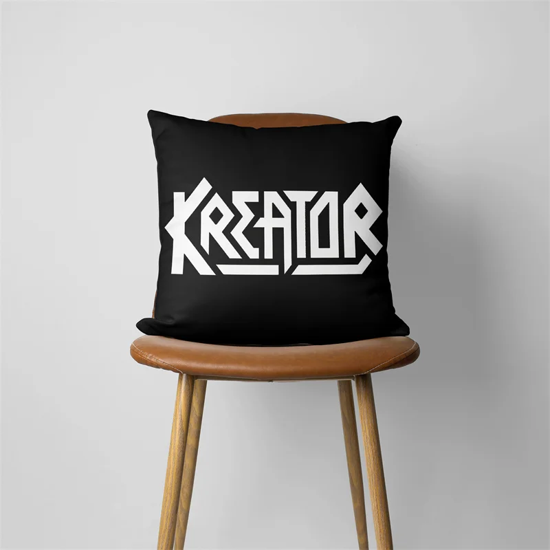 Thrash Metal Band Kreator Pillow Case Home Decorative Gift Sofa Car Cushions 45x45cm Square Pillowcase Chair Pillow Cove 476