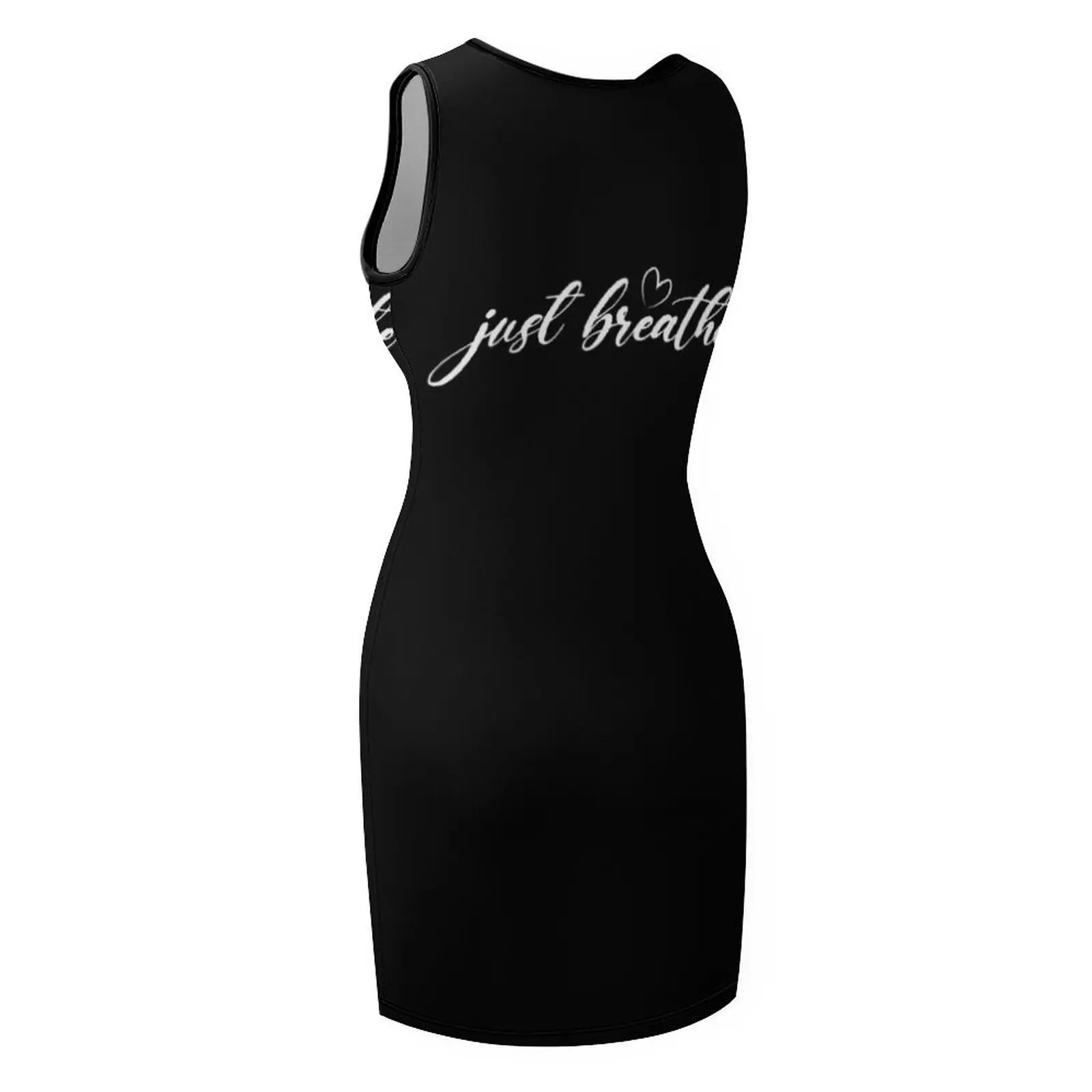 Just Breathe Shirt, Breathe T-Shirt Ärmelloses Sommerkleid Sommerkleider Damen 2025, Damen-Sommerkleid, Kleid Sommer 2025, Damen