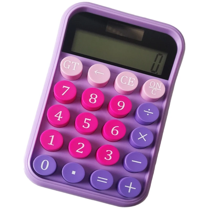 Attractive High Aesthetic Mechanical Keypad Calculator for Modern Office School