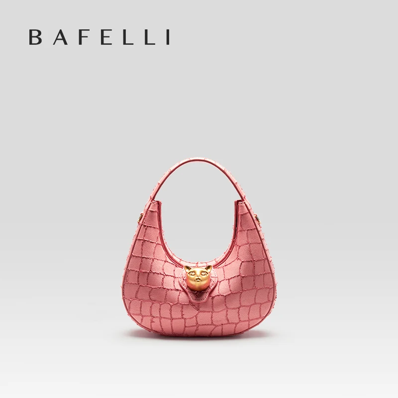 BAFELLI 2023 WOMEN'S FASHION BAGS ORIGINAL CAT DESIGNER LUXURY BRAND TREND SHOULDER HANDBAGS CASUAL STYLE LADIES PARTY PURSE