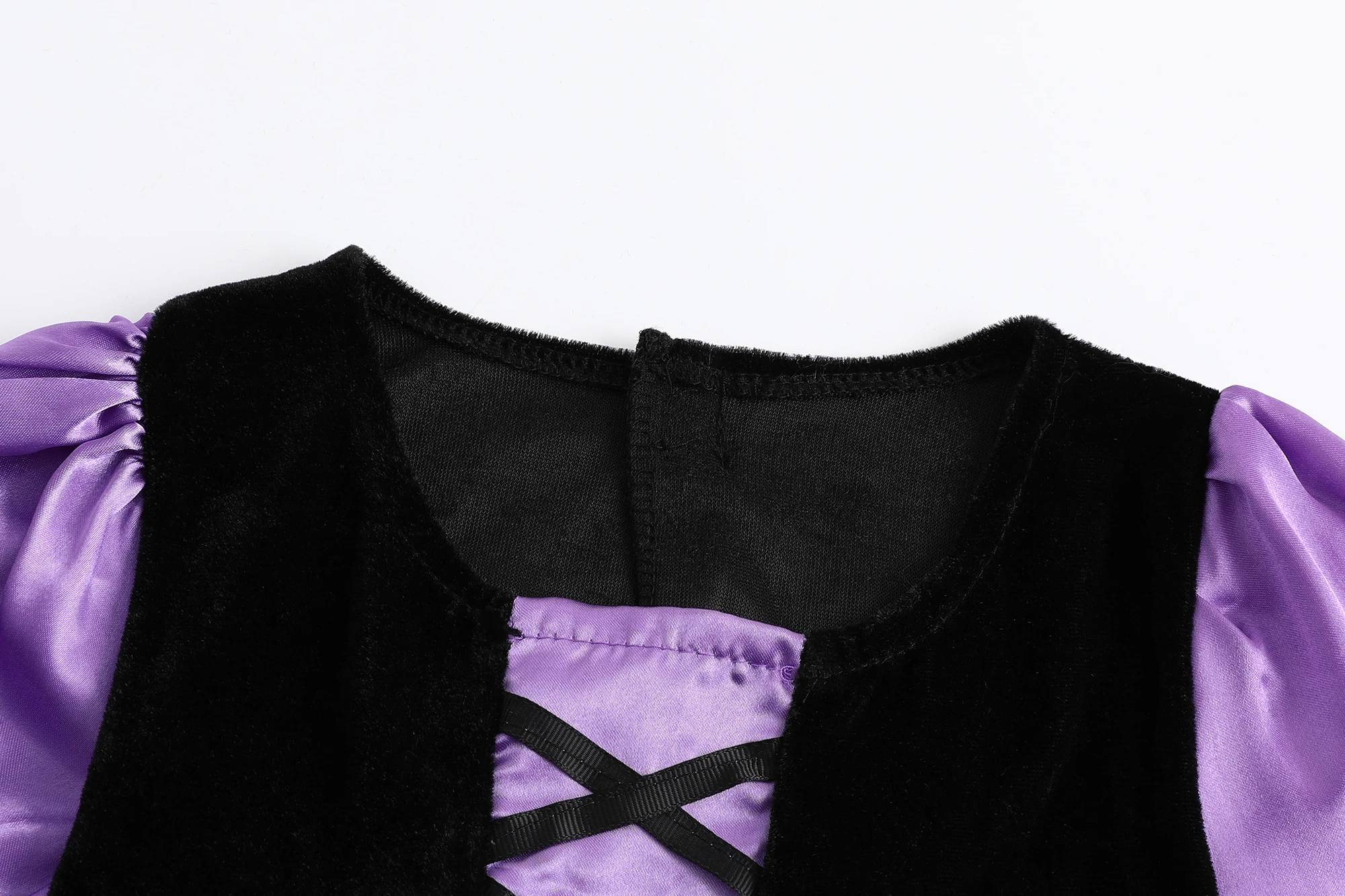 Hexen-Cosplay-Kostüm-Set für Mädchen, Kinder-Halloween-Partykleid, verschiedene Hexen-Outfits für Karneval und Rollenspiele – Detail 4