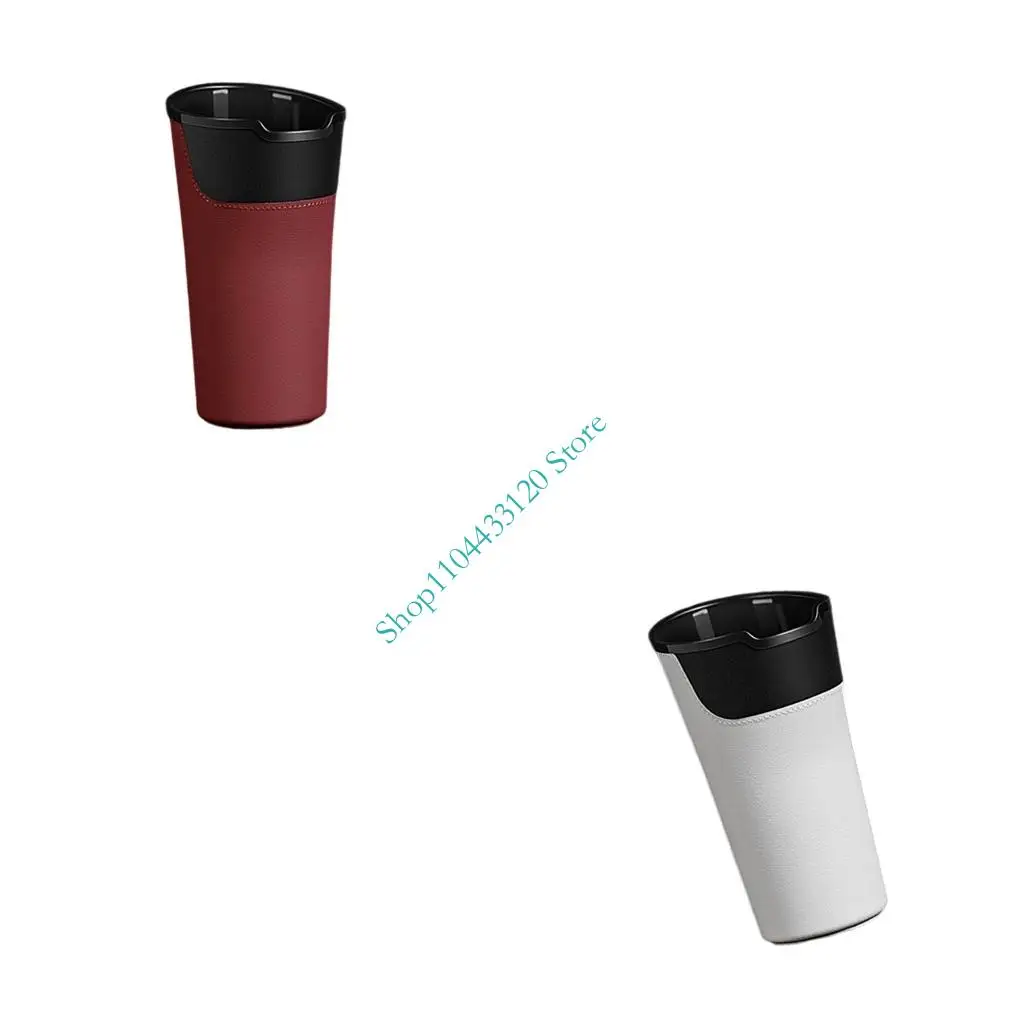 0xxD Car Trash Can Protable Recrest Door Cup Holder Umbrella حامل القمامة صندوق القمامة