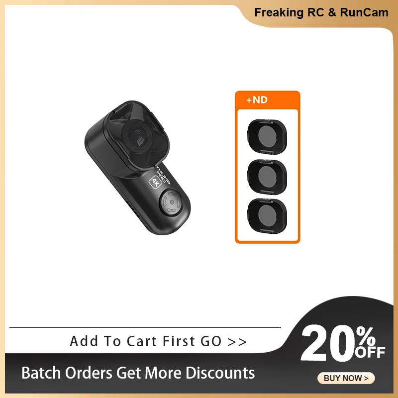 

RunCam Thumb Pro 4K V2 Новая версия Камера Bigger FOV HD 16 г Встроенный гироскоп Широкоугольный