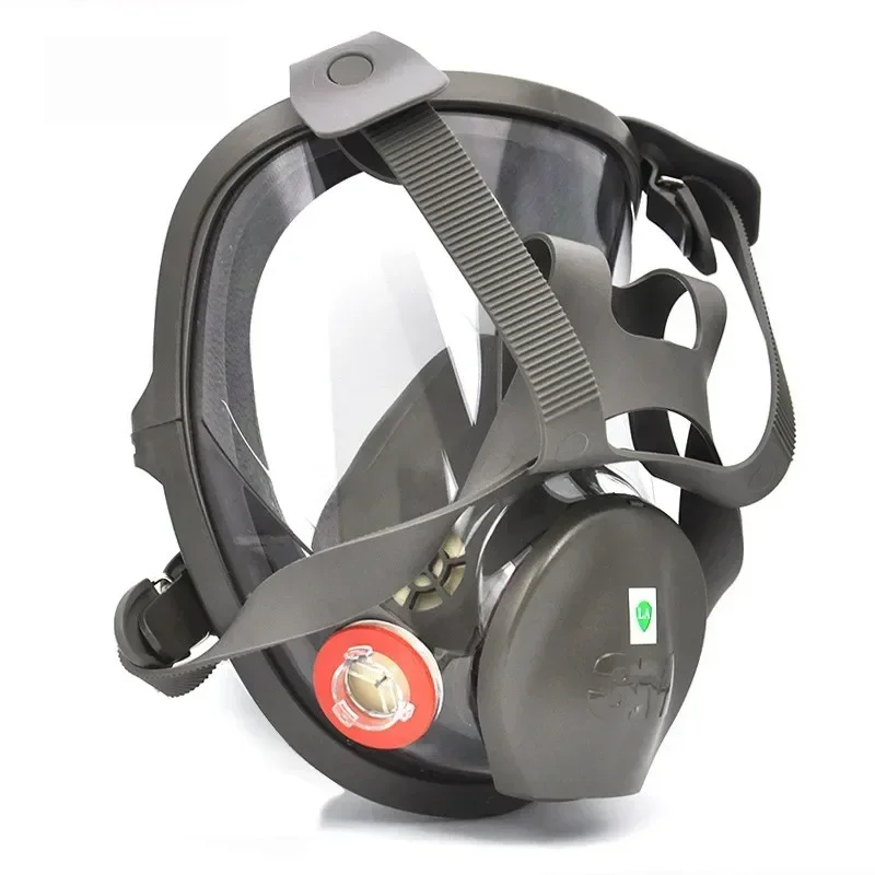 Full Face Gas Mask Respirators Cartridge Double Filter Industrial Protective Chemical Gas Mask