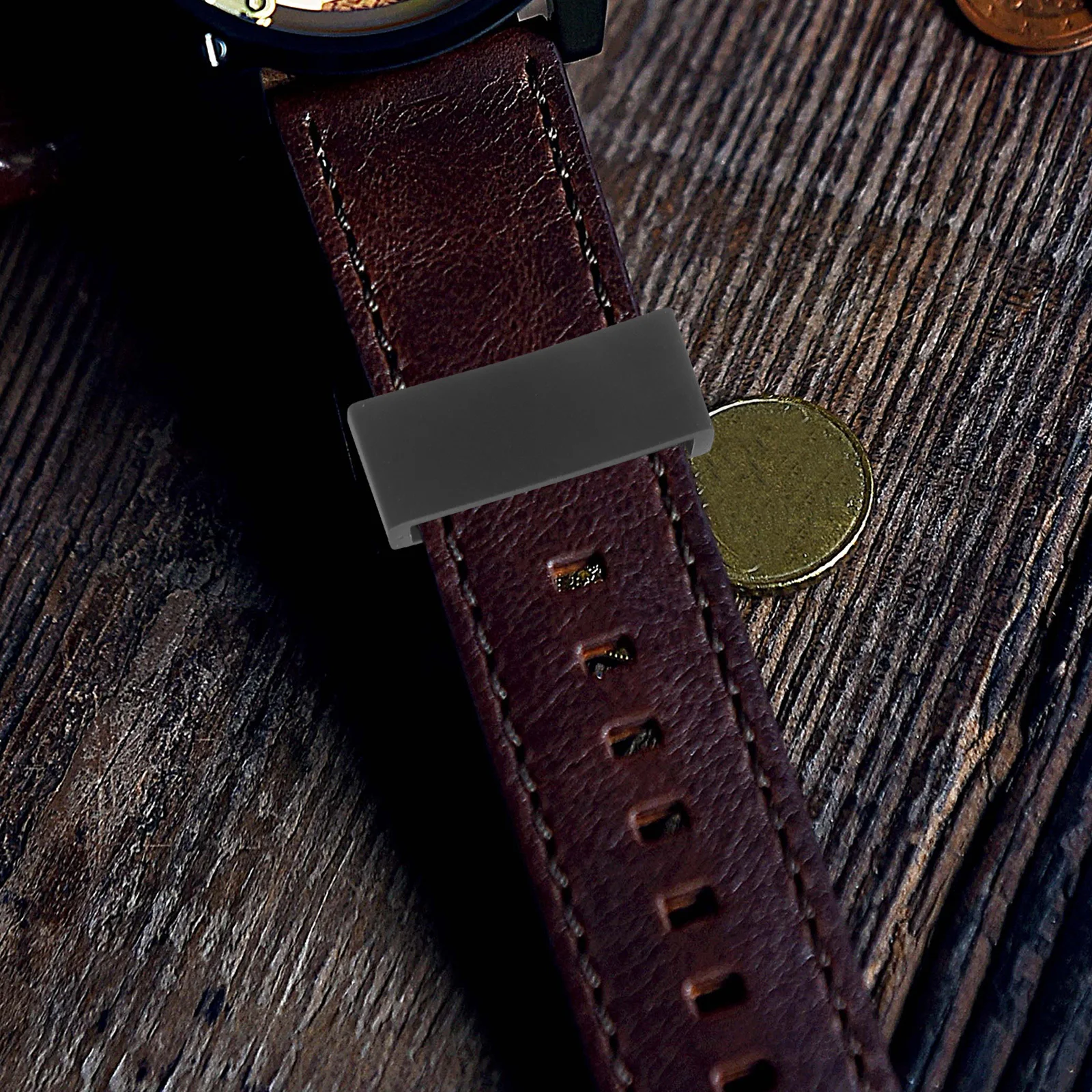 10 قطعة 22 مللي متر حزام ساعة سيليكون الحلقات استبدال دائم ارتداء مقاومة حزام خواتم للساعات اكسسوارات الساعات