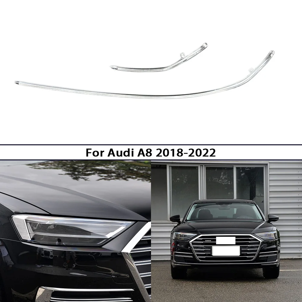 

Направляющая автомобильной световой ленты для Audi A8 D4 4N 2018-2022 (низкий стиль) Направляющая передней фары Дневные ходовые огни
