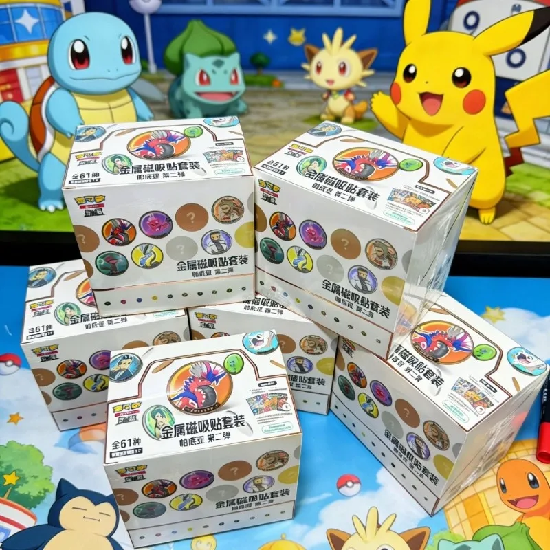 

Коллекционные карты Покемон: Оригинальный набор металлических магнитных патчей PTCG Zhu & Zi, том 2, подарочный набор карт