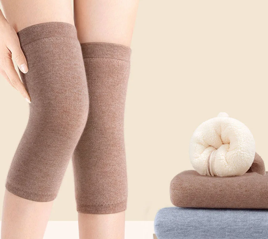 منصات الركبة الصوفية والسميكة المقاومة للبرد يمكن أن تحافظ على دفء مفصلات الركبة الخاصة بك، والتي هي المعدات الأساسية للخريف والشتاء