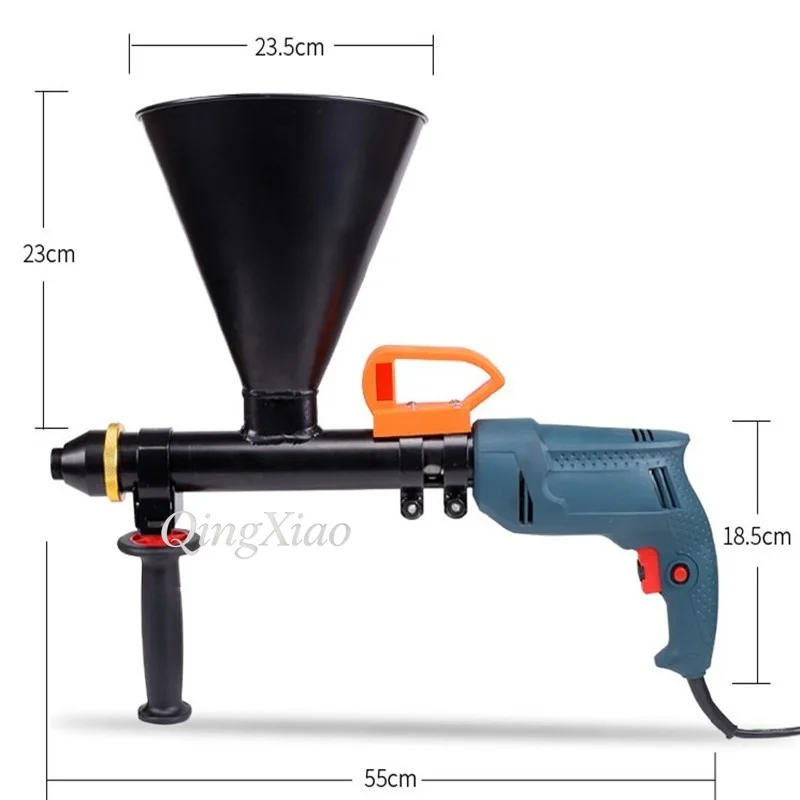 Handheld Mortar Grouting Injection Gun Multi Purpose For Security Fire Door Window Gap Cement Filling Renovation Equipment