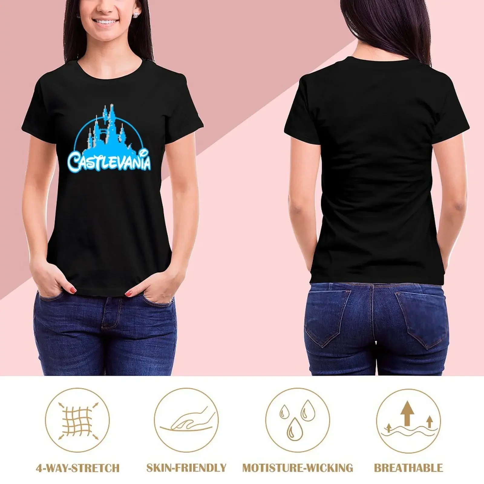 Castlevania T-Shirt customizeds summer tops quick drying aesthetic clothes womans clothing