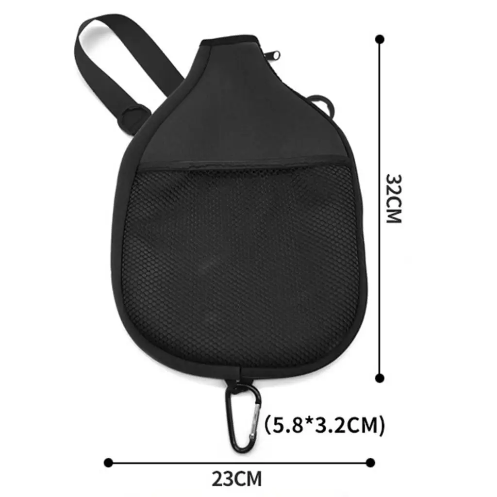 

Racket Cover with Hook Storage Pouch Waterproof Protective Cover Pouch Racket Case Racket Protector Sports Training Practice