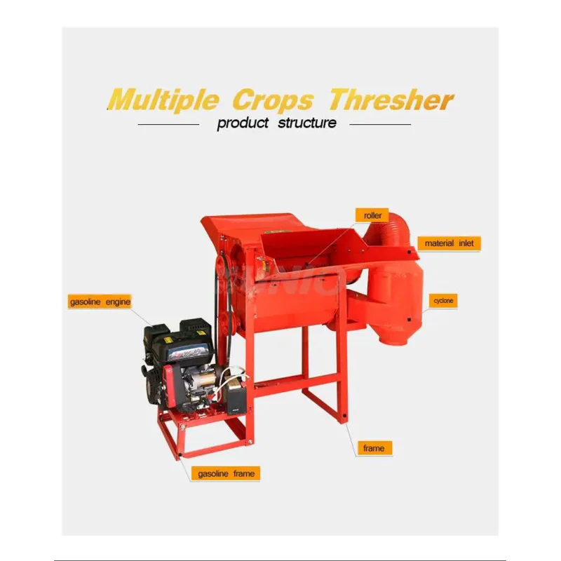 

Popular Multi-Purpose Maize Sheller Corn Paddy Mini Rice Thresher Machine