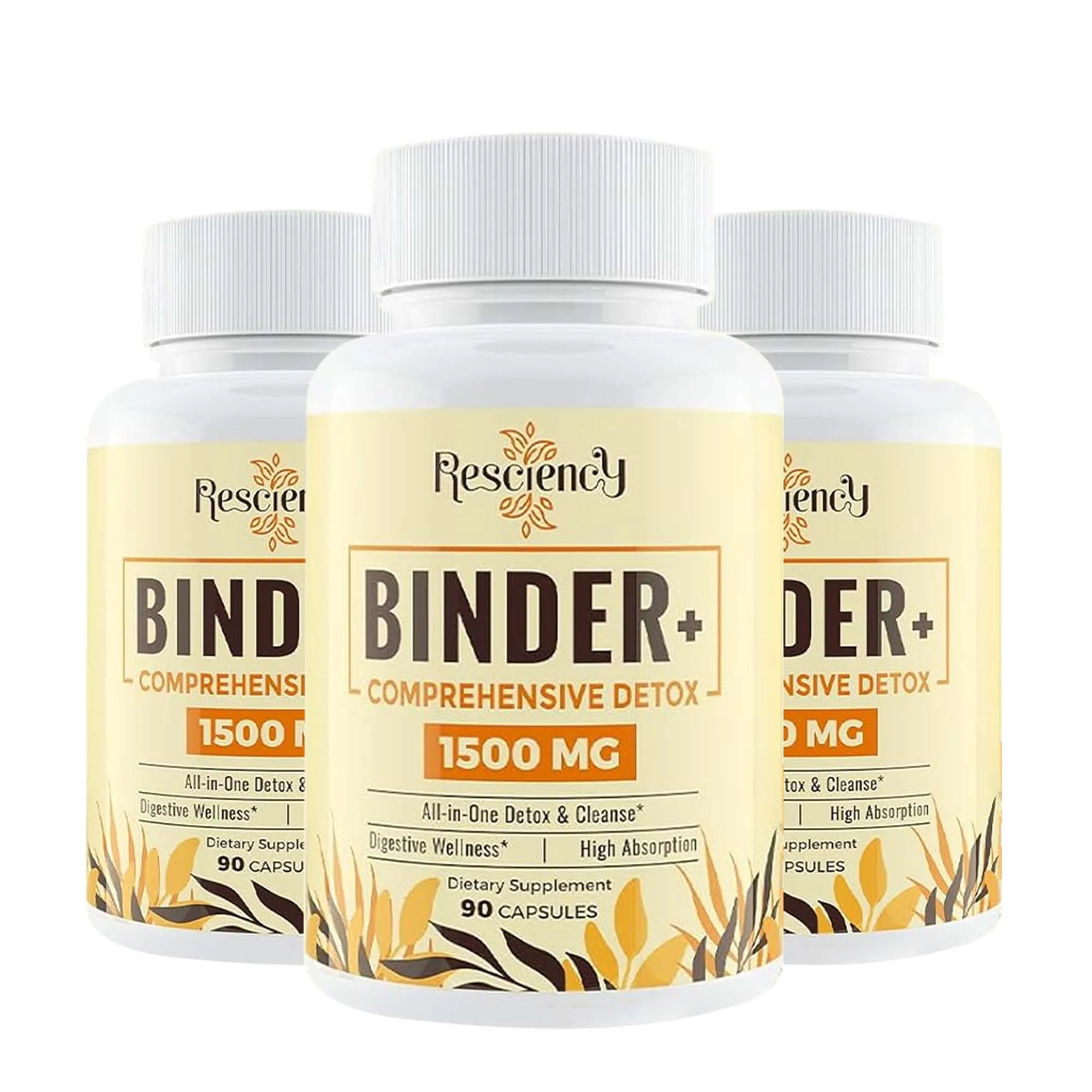 Detox Binder Supplement – Bowel Cleansing Supplement, Digestive Health, Immune Health, Parasite Removal, Natural Gut Health