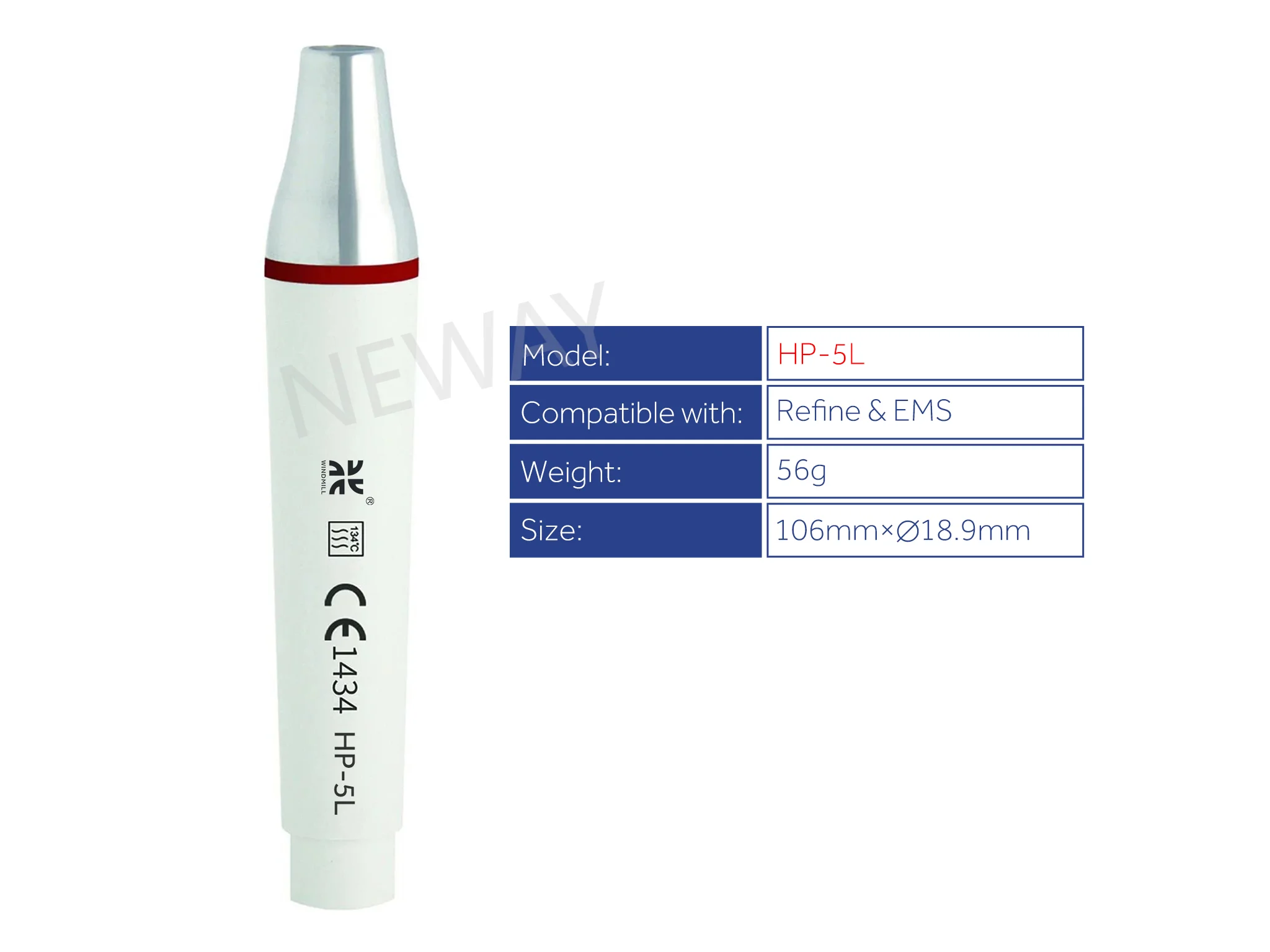 LED  Handpiece  Detachable  ultrasonic handpiece HP-5L with light for clinic