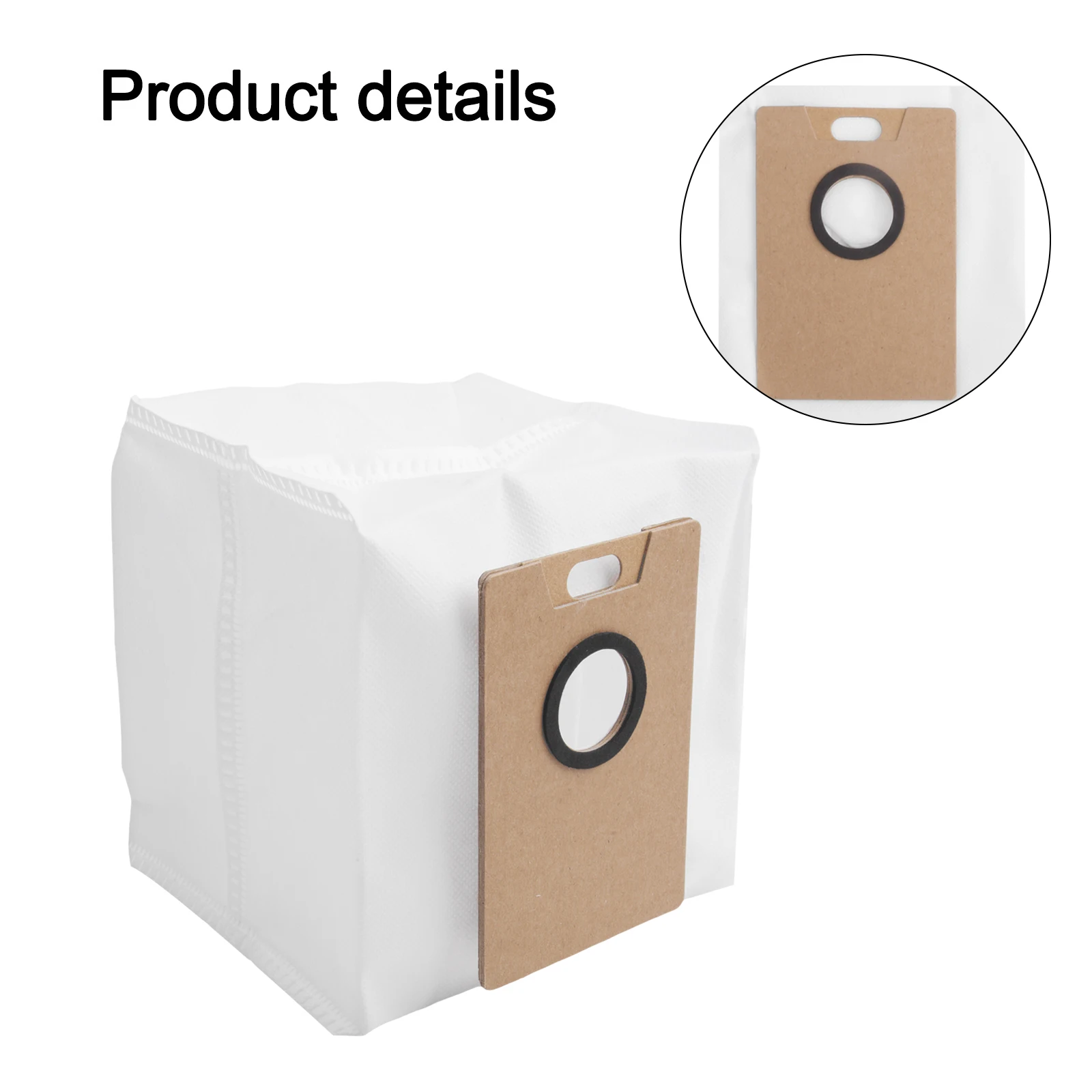 Dust Bags Kit Replacement Parts Floor Maintenance As Shown for Edge And Corner Cleaning Long-lasting Filters For Tapo RV20 Max
