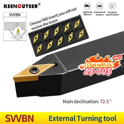 SVVBN1212H11 SVVBN1616H11 SVVBN2525M16 Cilindrische draaigereedschap houder VBMT carbide insert bewerkingstool CNC draaibank gereedschaphouder lathe tools gereedschap