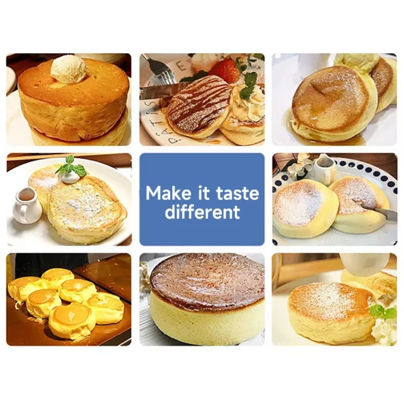 Commercial Single Souffle Pancake Machine Crepe Making Pan