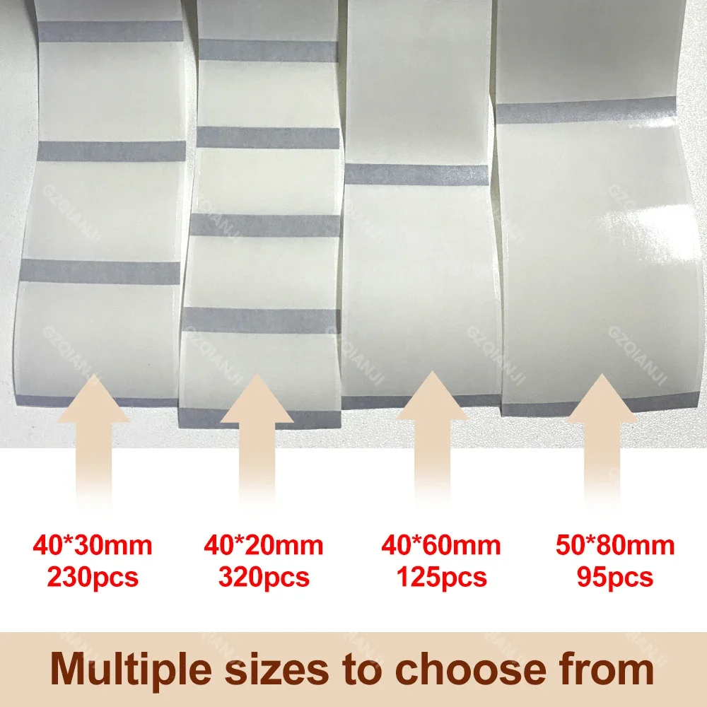 NIIMBOT Transparent Self-adhesive Label Paper Round Clear Tape for B1/B21/B203 Label Maker Watreproof Cosmetic Stickers 20-50mm