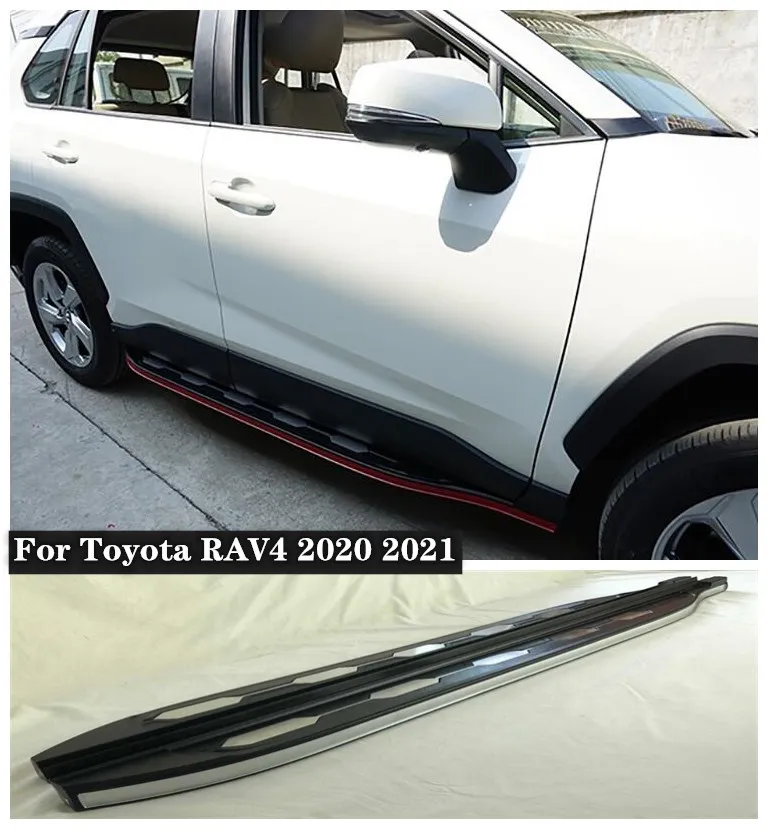 Fits For Toyota RAV4 2020 2021 2022 2023 High Quality Aluminum Alloy Running Boards Side Step Bar Pedals