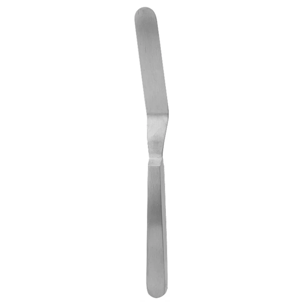 

1pcs 20cm Stainless Steel Cake Icing Spatula Offset Spatulas Butter Spreader Baking Curved Cream Spatula Baking Cake Tools