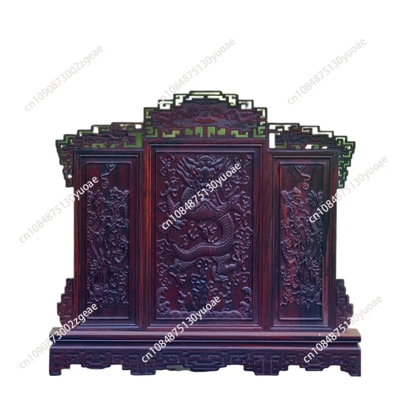 

Chinese Style Solid Wood Chair Doll Decoration Furniture Model Mini Screen Retro Crafts