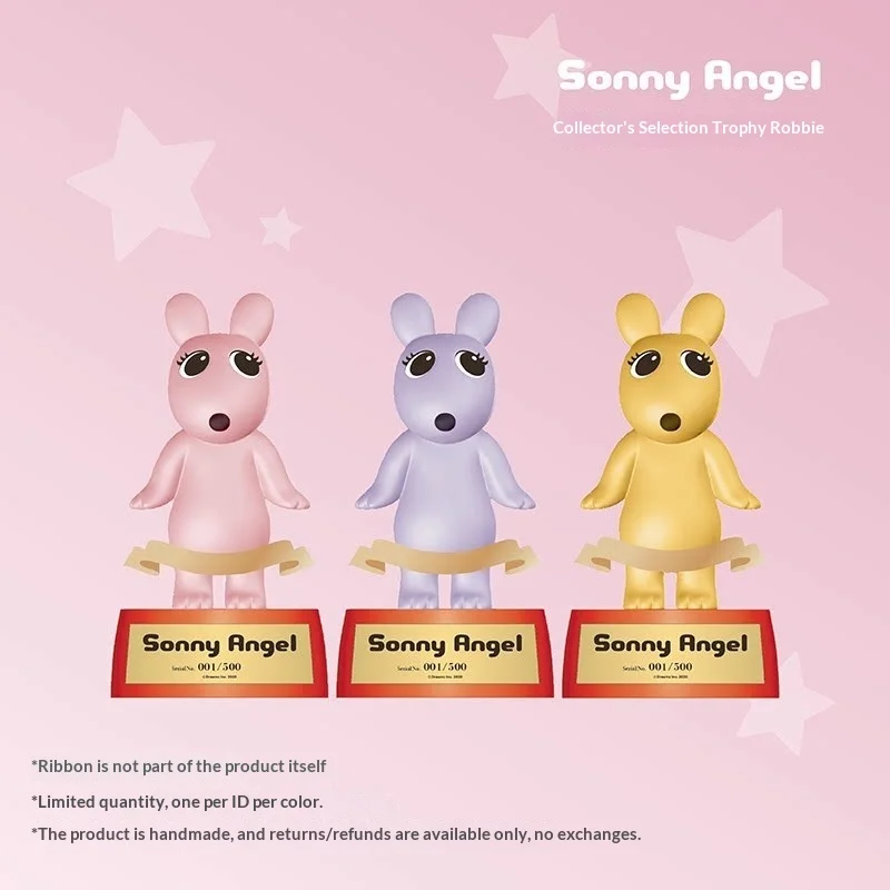 

Коллекционная художественная игрушка-фигурка Sonny Angel Robby Trophy Limited Edition, креативный декор для рабочего стола, украшение для дома для коллекционеров