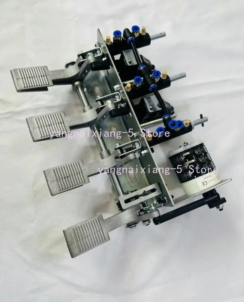 

Foot Pedal Assembly Tire Removal Machine Chassis Accessories Aluminum/Steel Frame 3-legged 4-pedal with Switch 16A